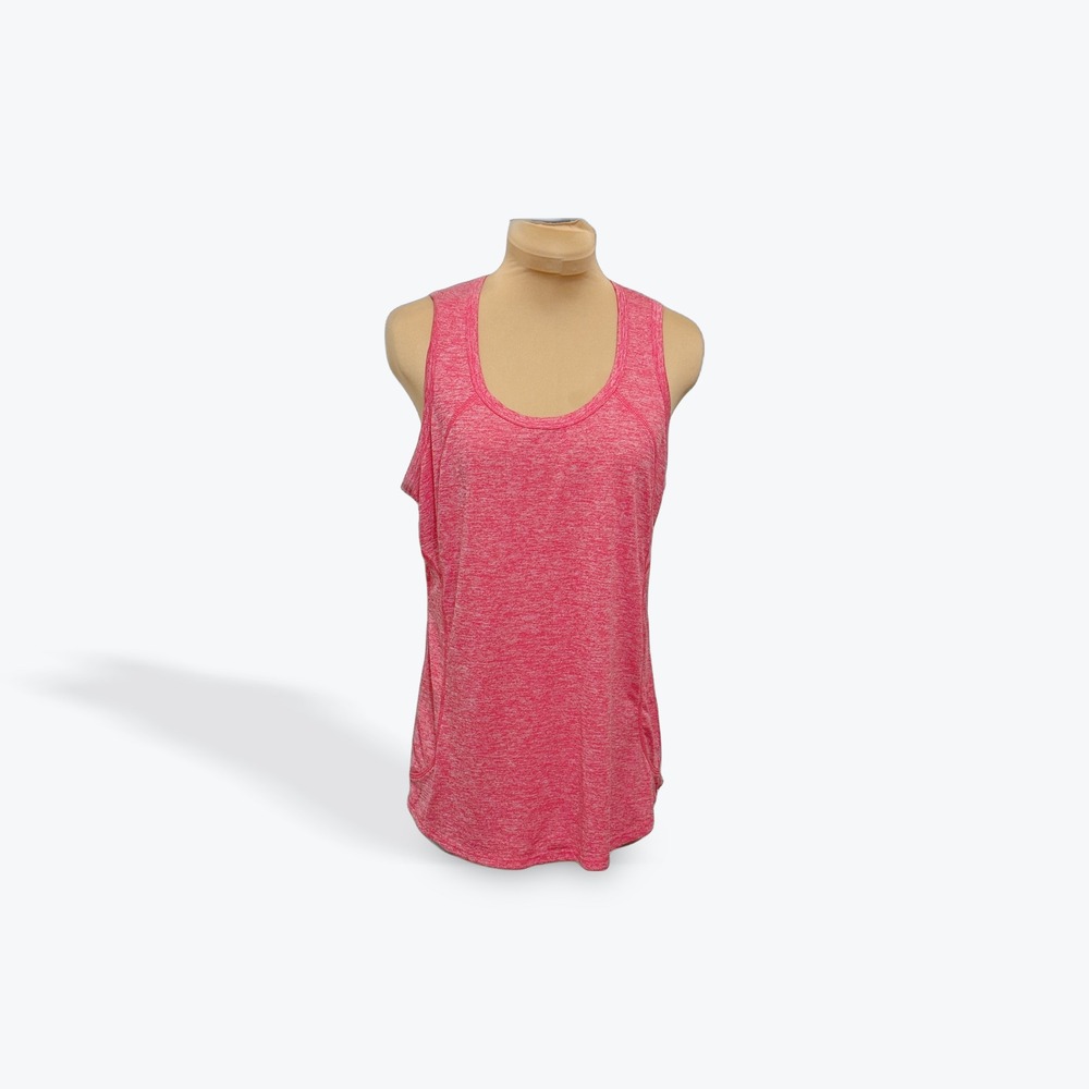 BCG Pink Heathered Racerback Athletic Tank Top Women's Size Medium Activewear